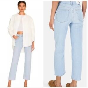 RE/DONE 70s Stove Pipe Jeans in River Fade -  Size 28